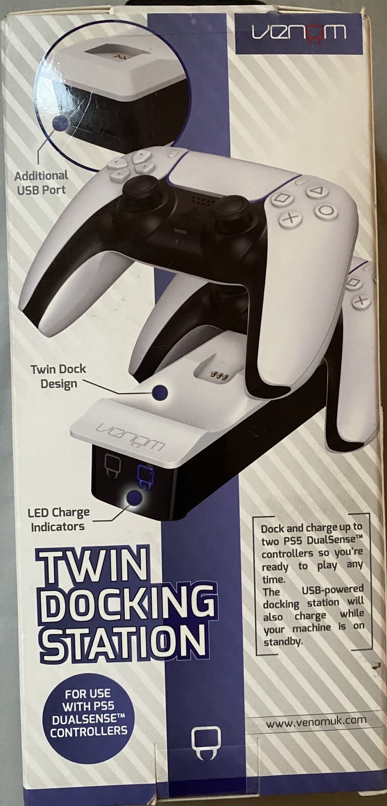 Venom TWIN DOCKING STATION For PS5 Controllers