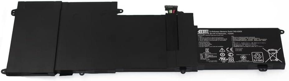 14.8V 4750mAh 70wh C42 UX51 Replacement Laptop Battery Compatible with ASUS