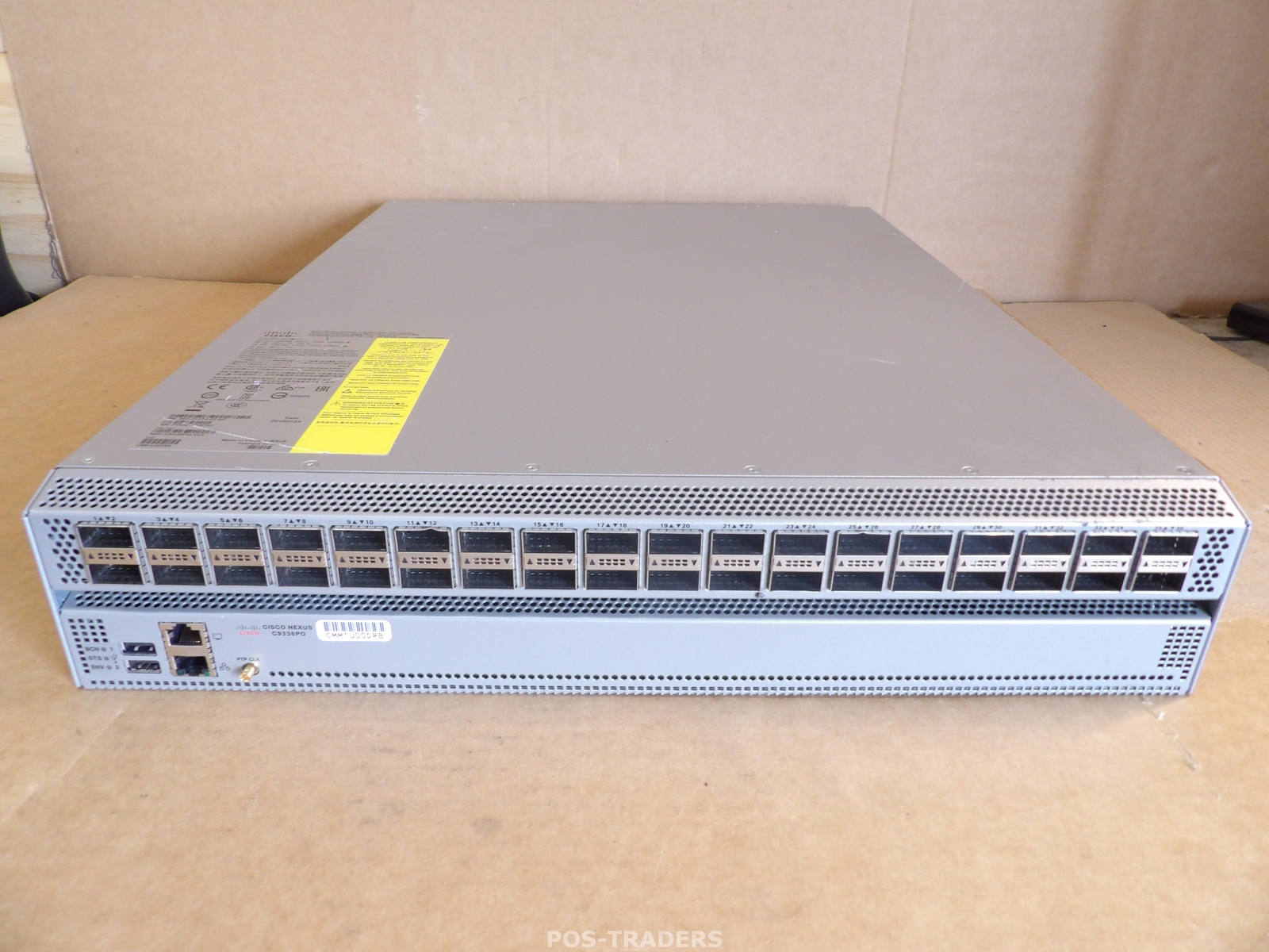 Cisco N9K-C9336PQ V02 Nexus Ethernet Switch - INCL 2x FAN + INCL 2x PWR Modules