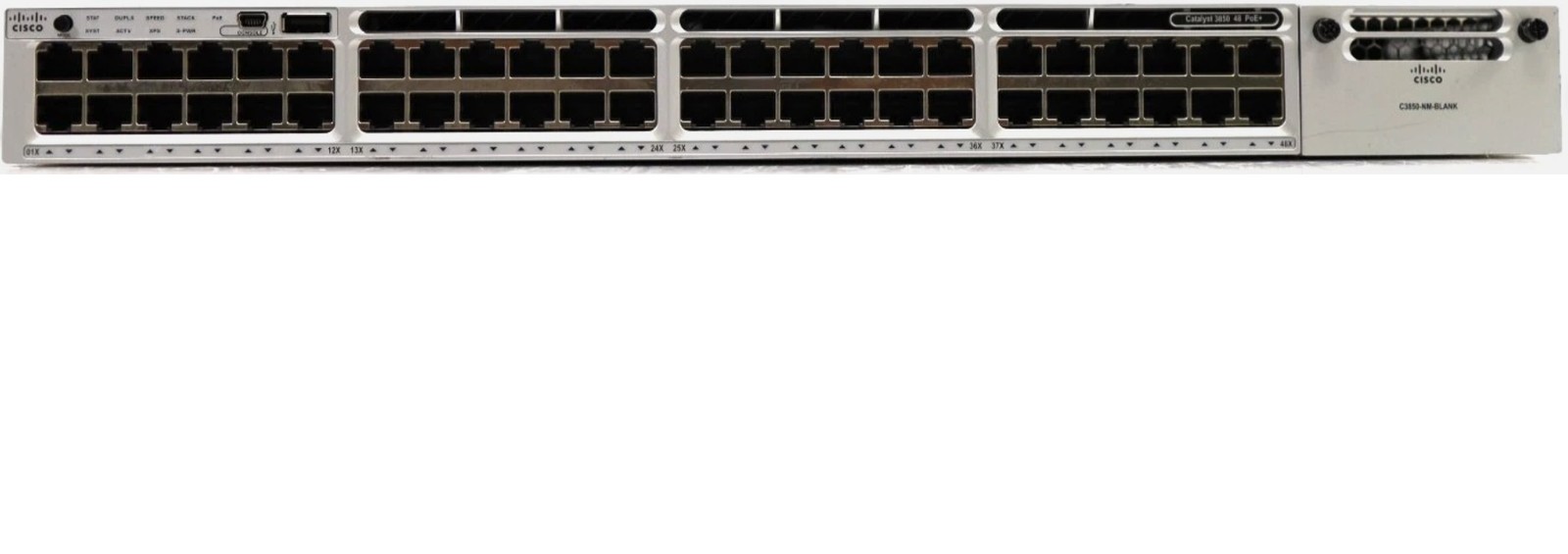 Cisco Catalyst 3850 48-Port PoE Ethernet Switch WS-C3850-48P-L V07: Good