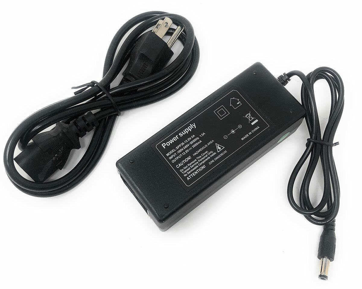 100~240V AC Power Supply SPP36-12V-3A / DC output 12V 3000 mA