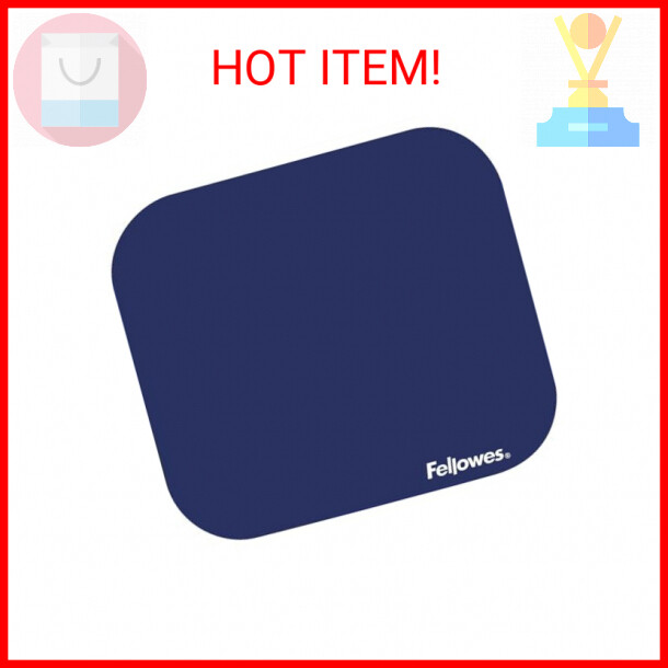 Fellowes 58021 Medium Mouse Pad (Blue)