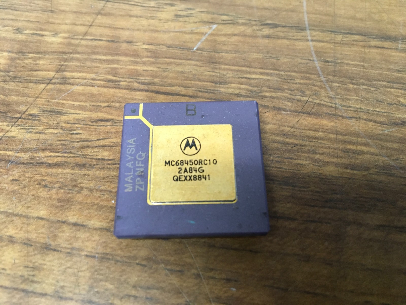 mc68450rc10 CPU Processor gold recovery CERAMIC MOTOROLA