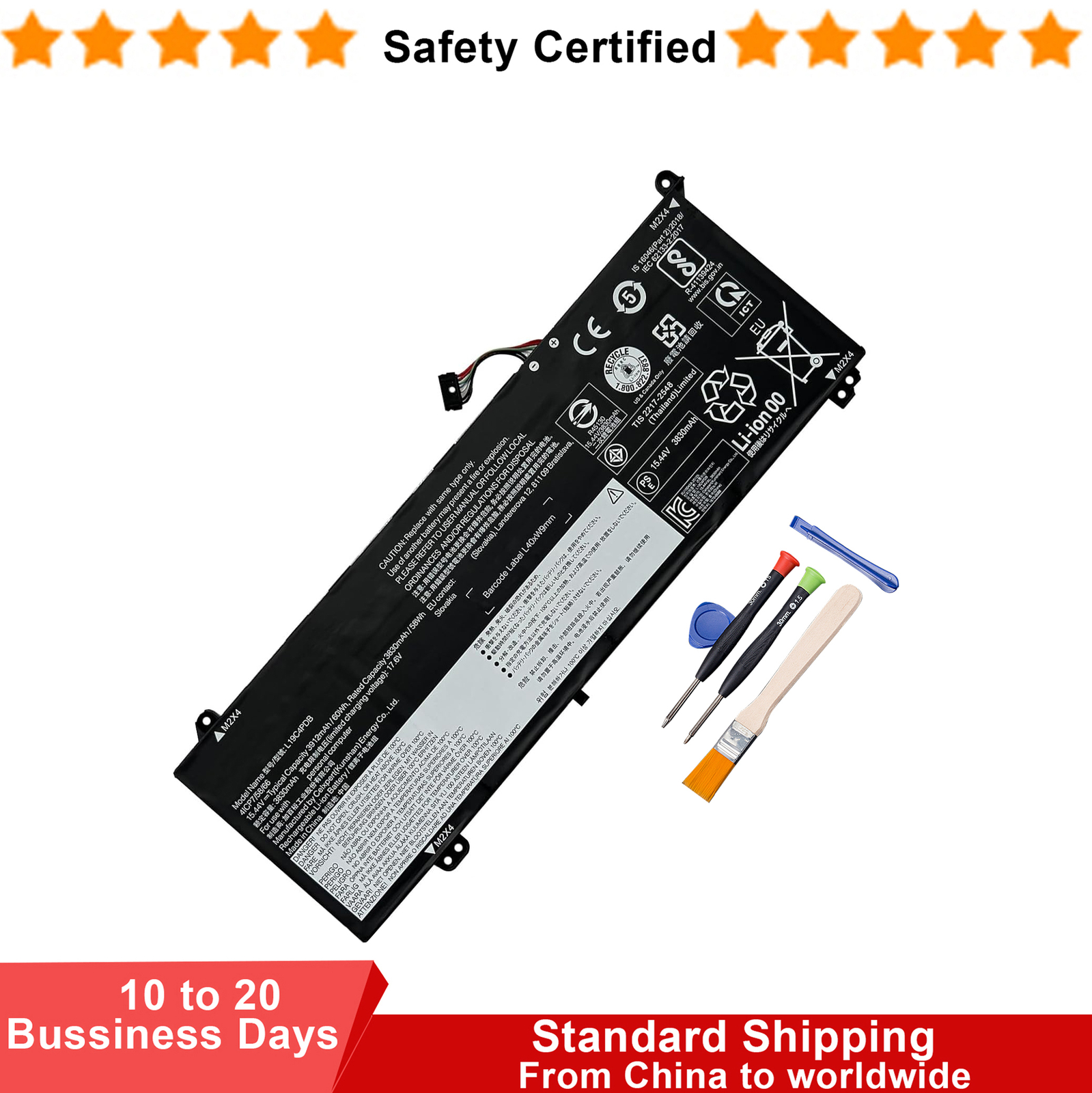 L19C4PDB L19M4PDB Battery For Lenovo ThinkBook 14s Yoga ITL 14 15 2021 60Wh