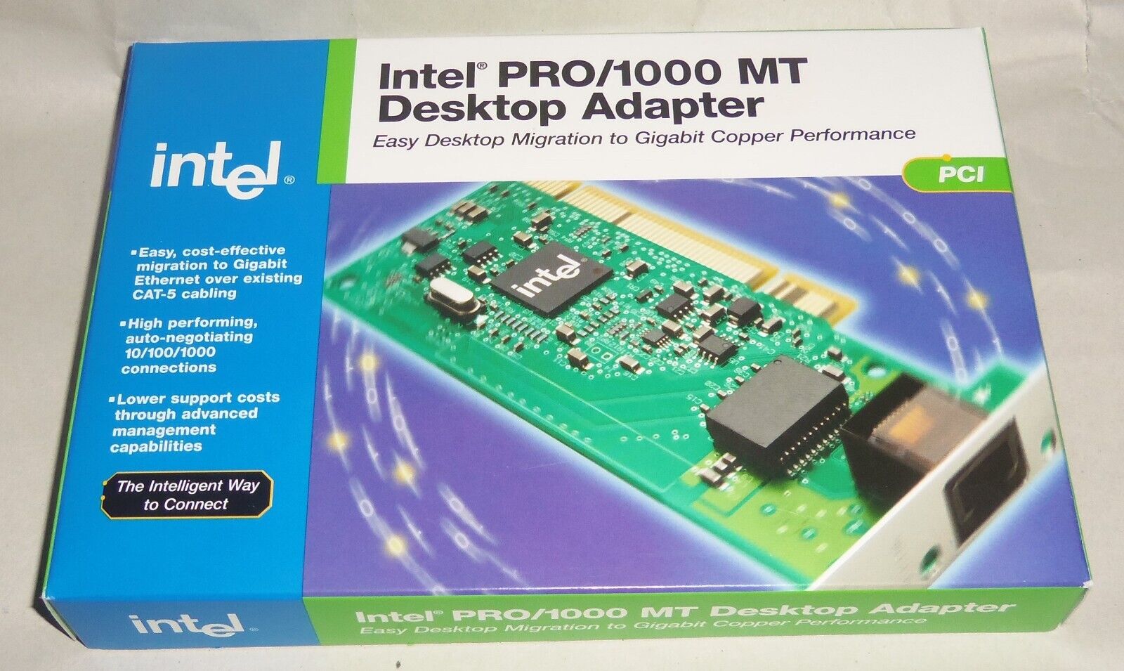 Intel Pro 1000 MT PWLA8390MT Desktop Adaptor | PCI | Open Box