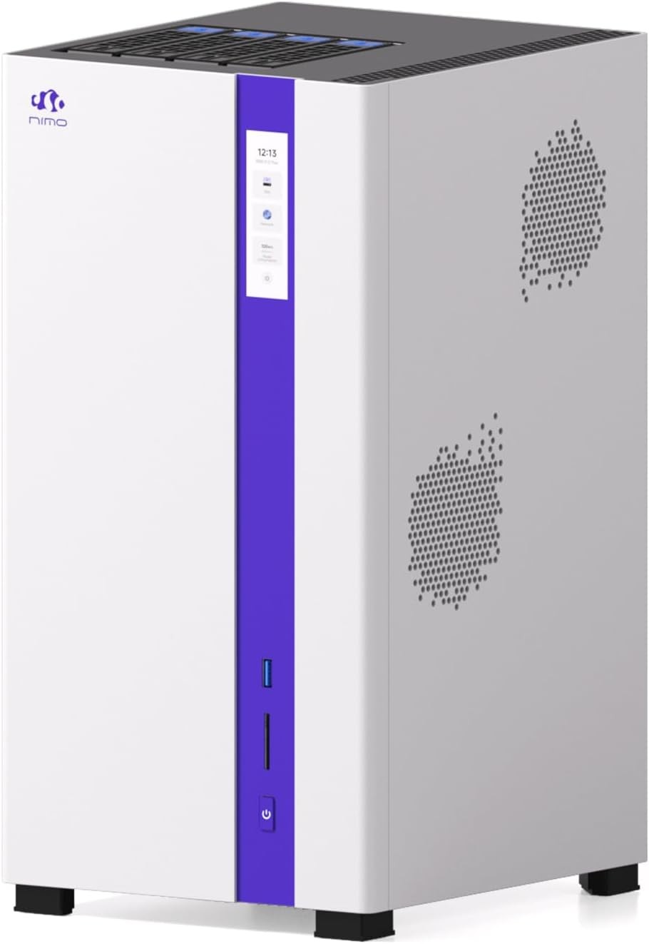 Nimo AI NAS, Agentic Computer Mini PC and AI Server, AMD Ryzen 7 PRO 8845HS