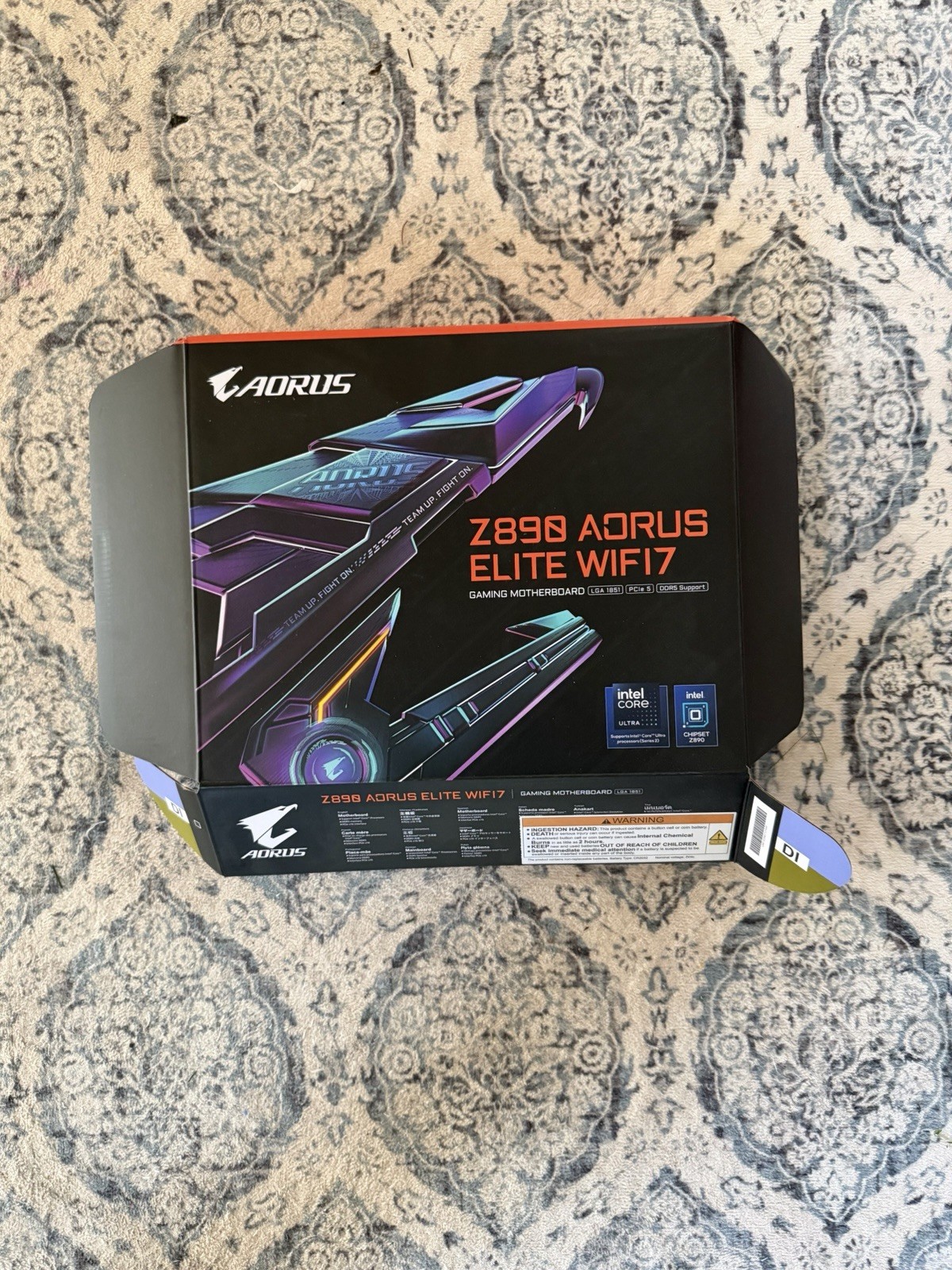 Brand New SEALED In Box GigabyteZ890 AORUS ELITE WIFI7 (Series 2Core CPU)