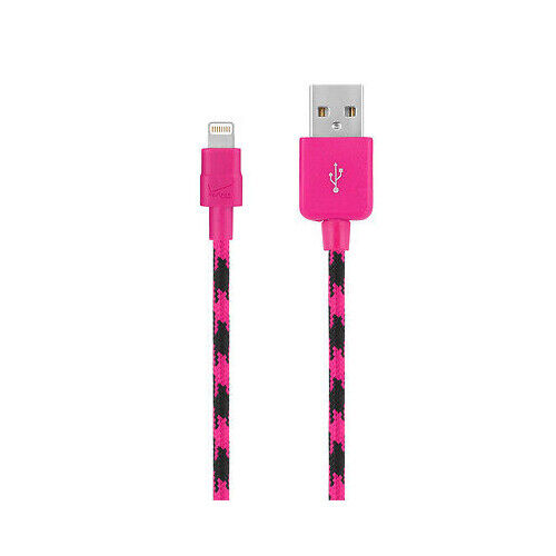 Verizon Braided MFi Certified Lightning Cable for iPhone 12/11/x/8/7/6, iPad