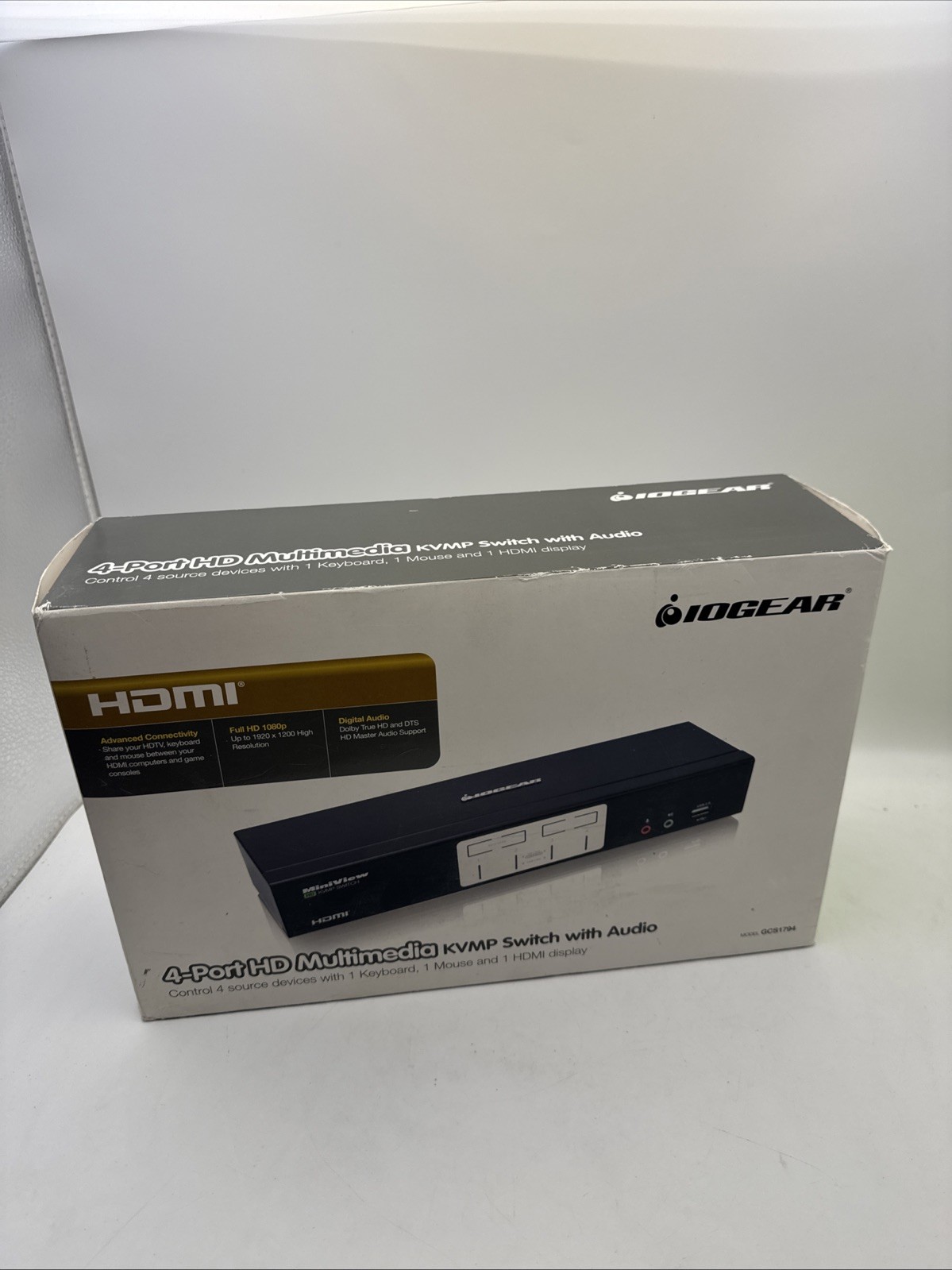 ATEN IOGear (GCS1794) 4-Ports External KVM / audio / USB switch
