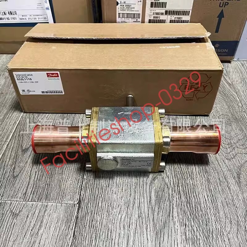 1pcs Danfoss Cold storage refrigeration Solenoid Valve EVR40 NC 42mm 032L1110