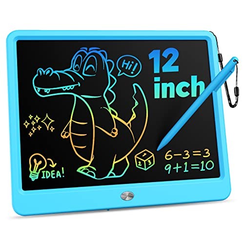 KOKODI 12 Inch LCD Writing Tablet with Anti-Lost Stylus, Erasable Doodle Board C