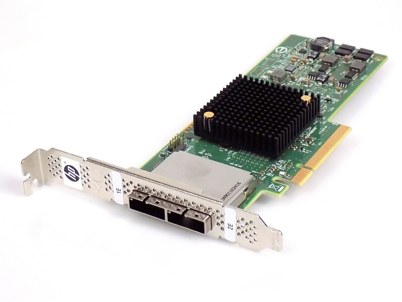 HP H221 HBA LSI SAS9207-8e 8-Port SAS 6Gb/s PCI Express 3.0 x8 Controller Card