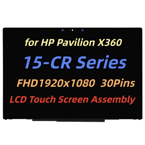 FHD LCD Screen Replacement for HP Pavilion X360 15-cr0091ms 15-cr0056wm Touch