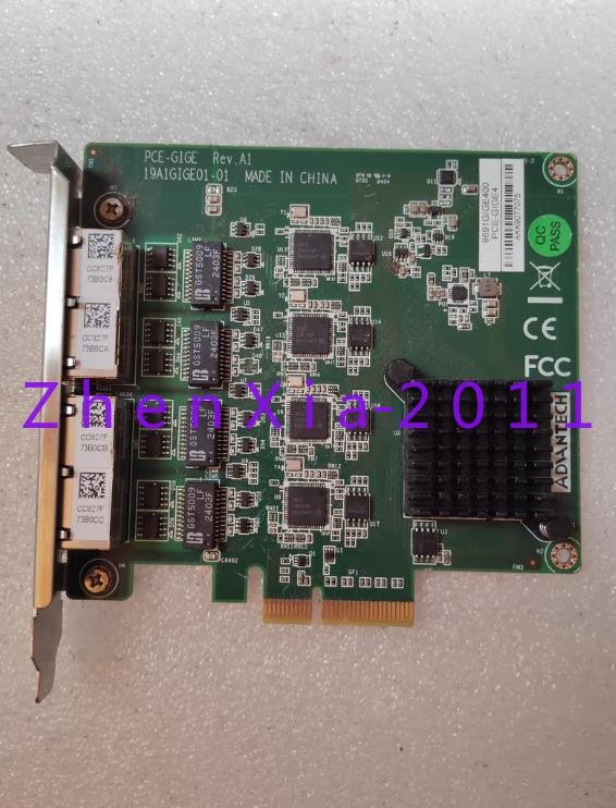 1pc used Advantech PCE-GIGE4 card