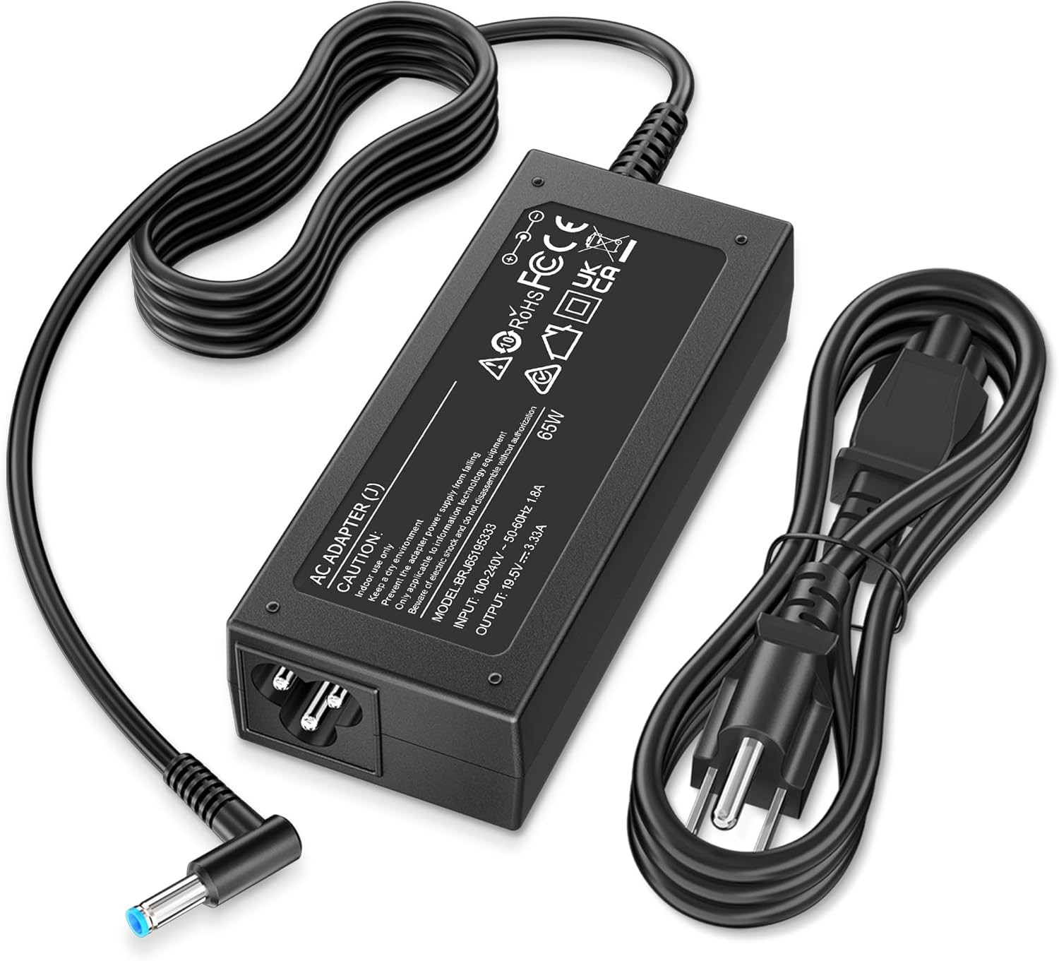 65W 45W Laptop Charger for HP Model 15:15-dy，15-dq，15-da，15-db，15-dw，15-f，15-ef