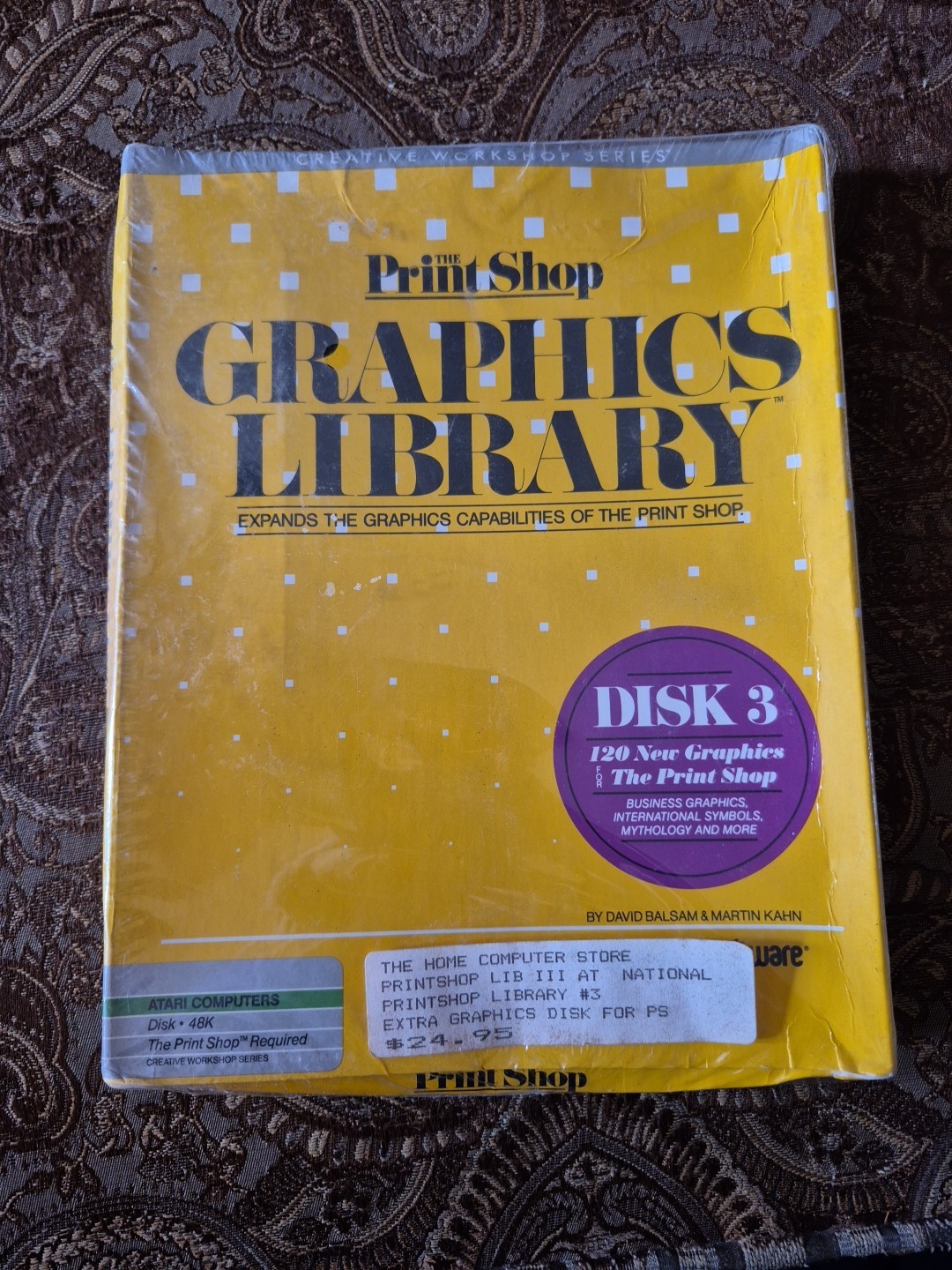 The Print Shop Graphics Library  Disk 3 For Atari Computers Software