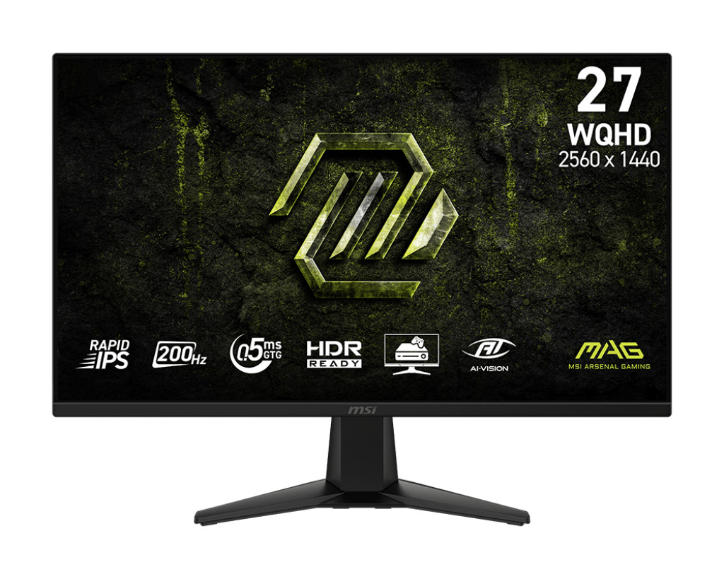 27" MSI MAG MAG 275QF E20 (WQHD) GAMING MONITOR BLACK/27"/FLAT/RAPID