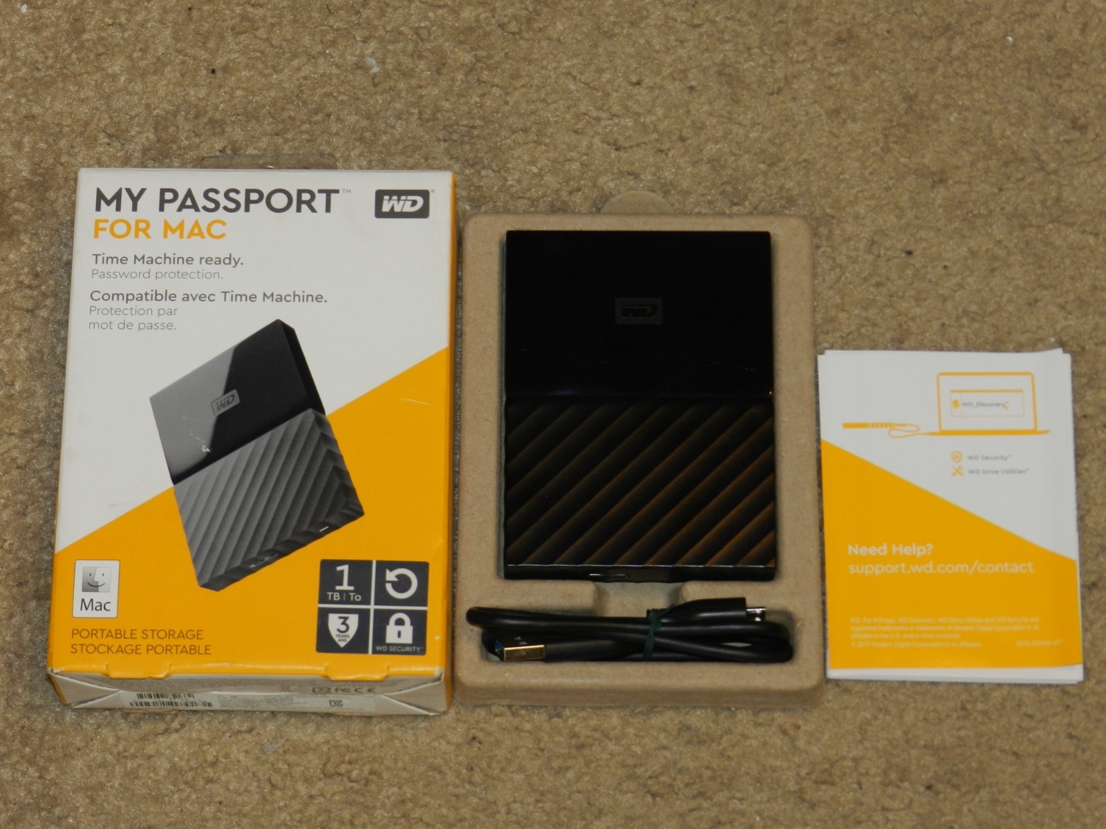 Western Digital My Passport 1024GB External WDBFKF0010BBK-WESN