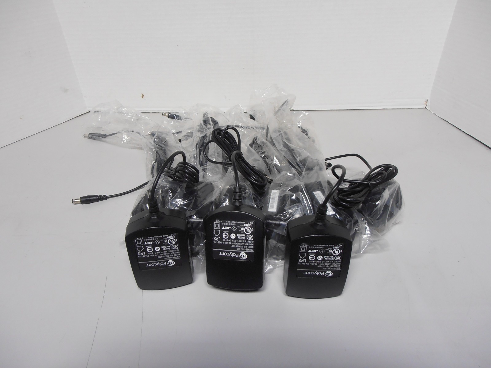 Lot of 9 NEW Genuine Polycom PSA15A-480P 48V 0.31A AC Power Supply Adapter