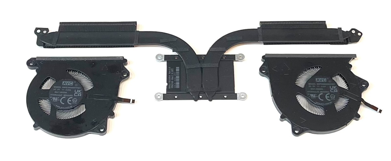 BA62-01105A Samsung Galaxy Book 3 NP960QFG Cooling Fan w/ Heatsink Set Genuine