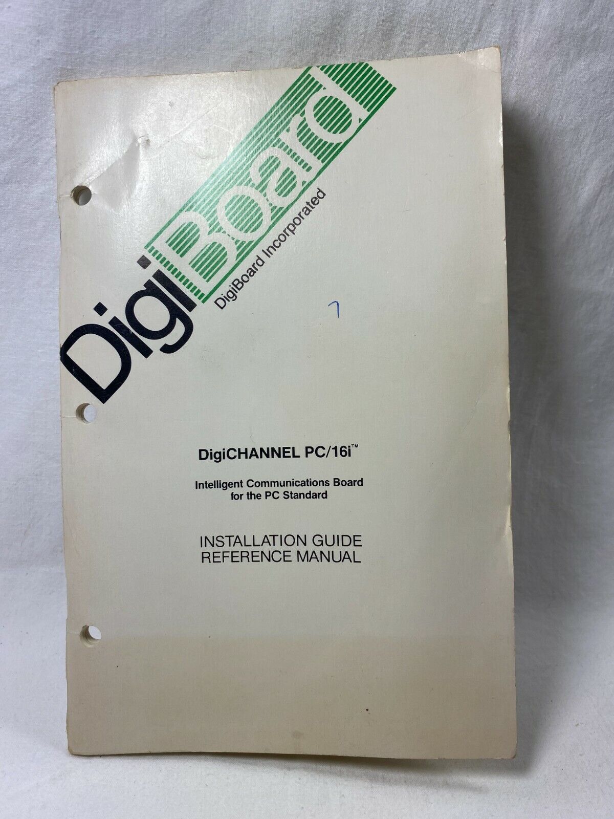 DigiChannel Connection Box PC/16i MC/16i 16 DB25 digiboard 1989 - MANUAL ONLY