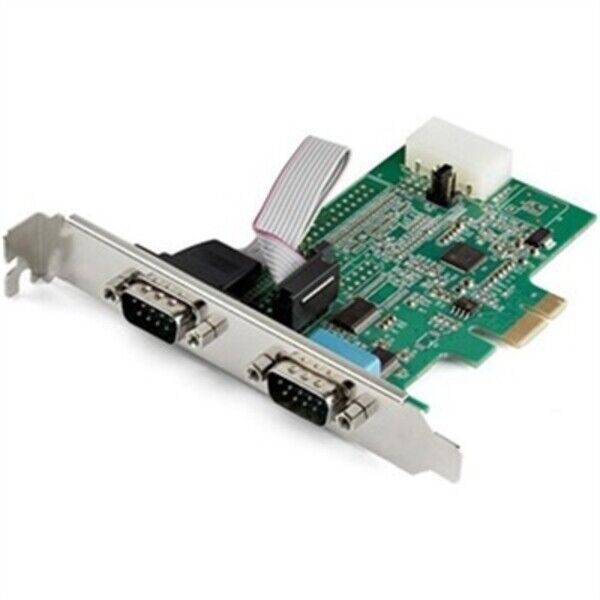 StarTech.com 2-port PCI Express RS232 Serial Adapter Card - PCIe to Dual Seri...