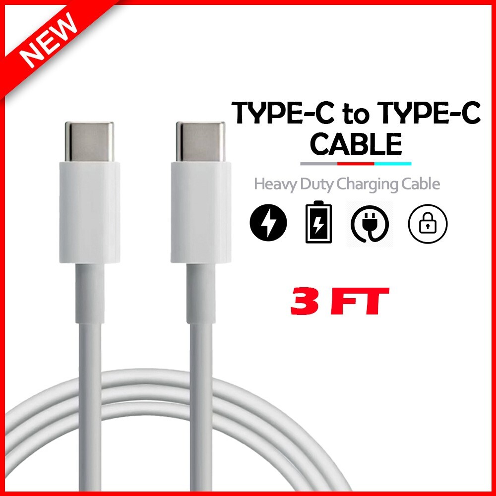 B2G1 FREE USB-C to USB-C Cable FAST Charge Cord For Xiaomi Redmi Note 14/Turbo 4
