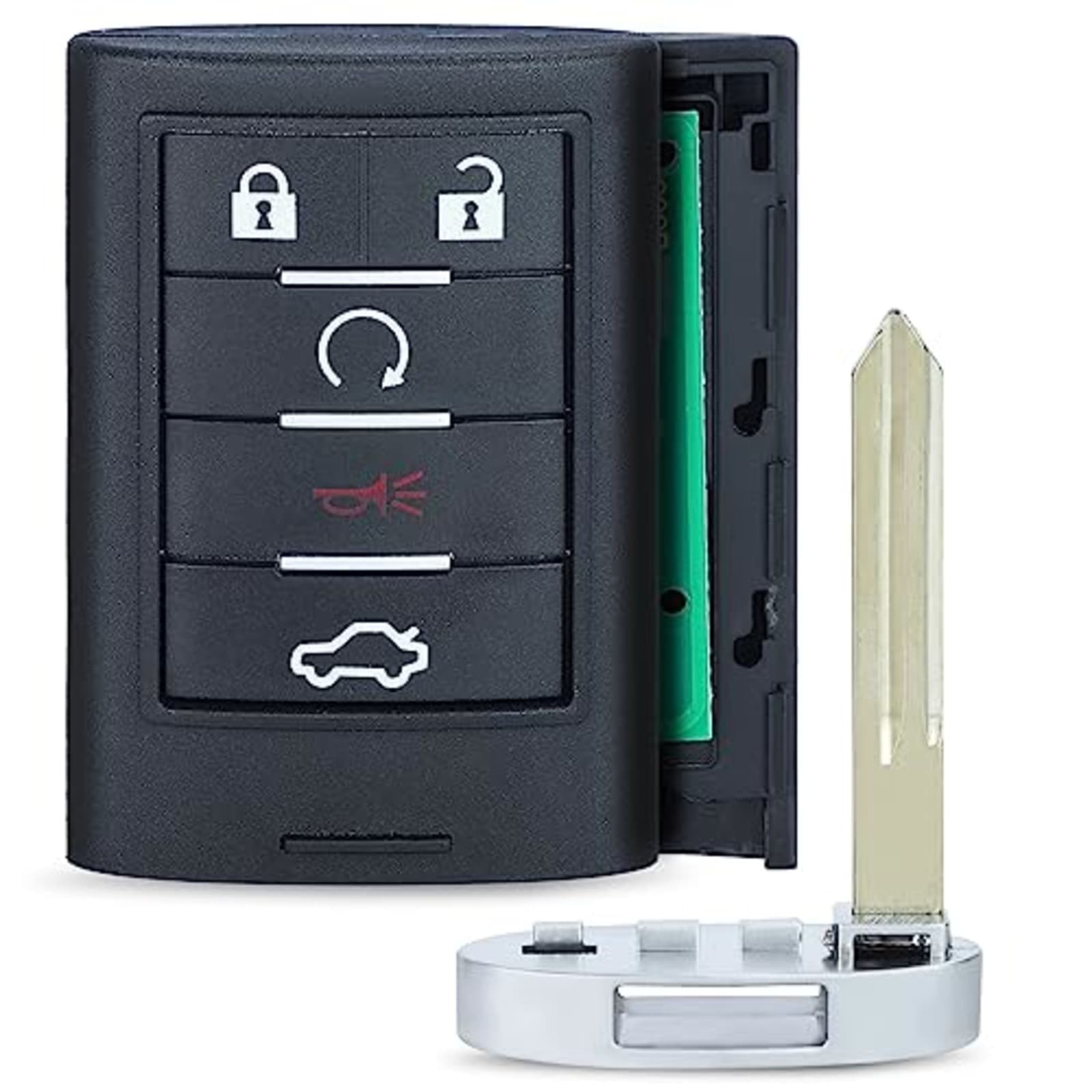 5 Button Smart Key Fob for Cadillac CTS STS 2008-2013 M3N5WY7777A 25943676