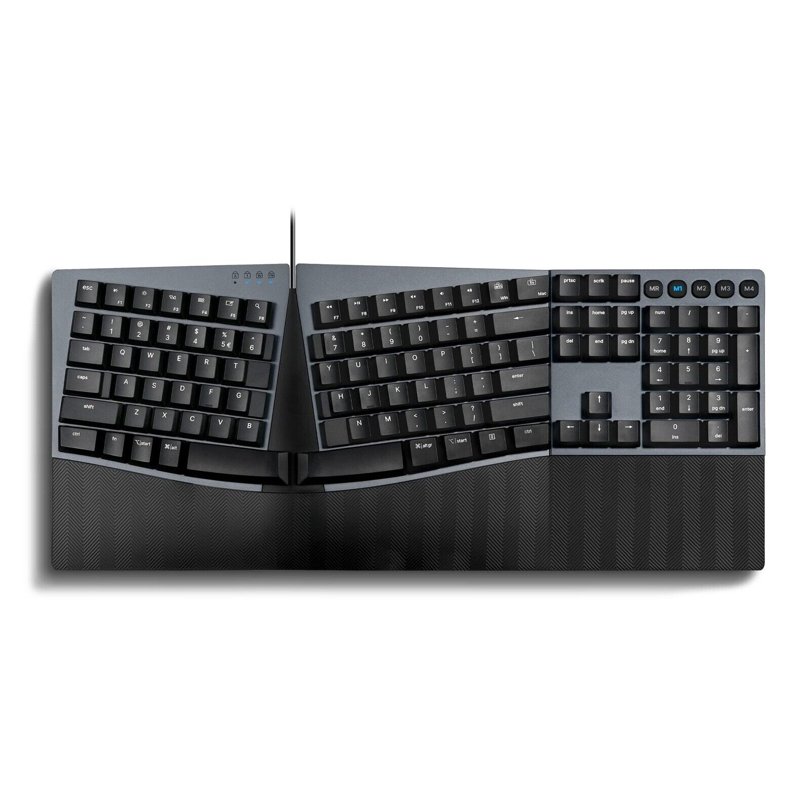 Perixx PERIBOARD-535RD Wired Ergonomic Mechanical Split Keyboard - Black