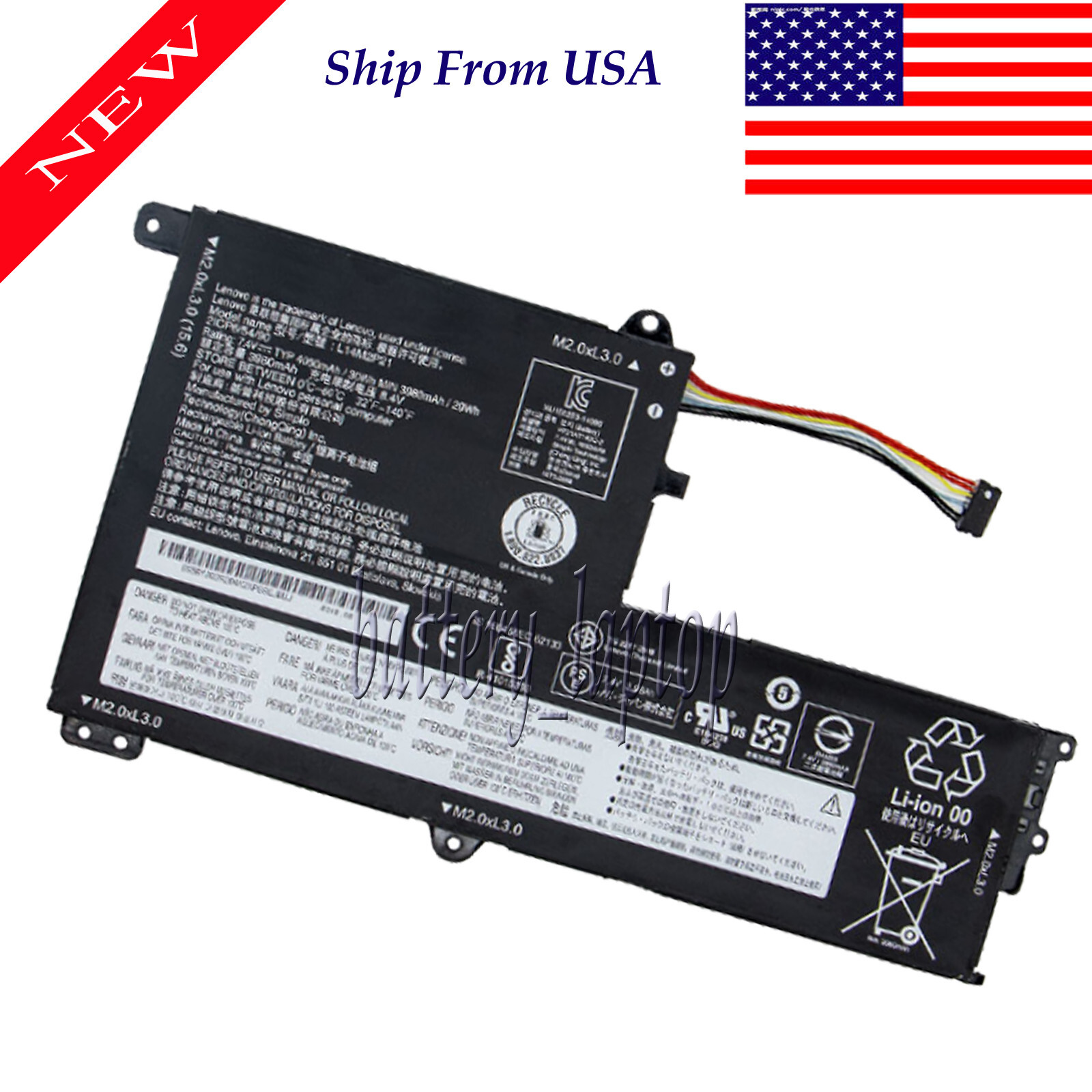 L14M2P21 Battery for Lenovo IdeaPad 330S-15IKB Series 5B10Q39203 5B10Q39204