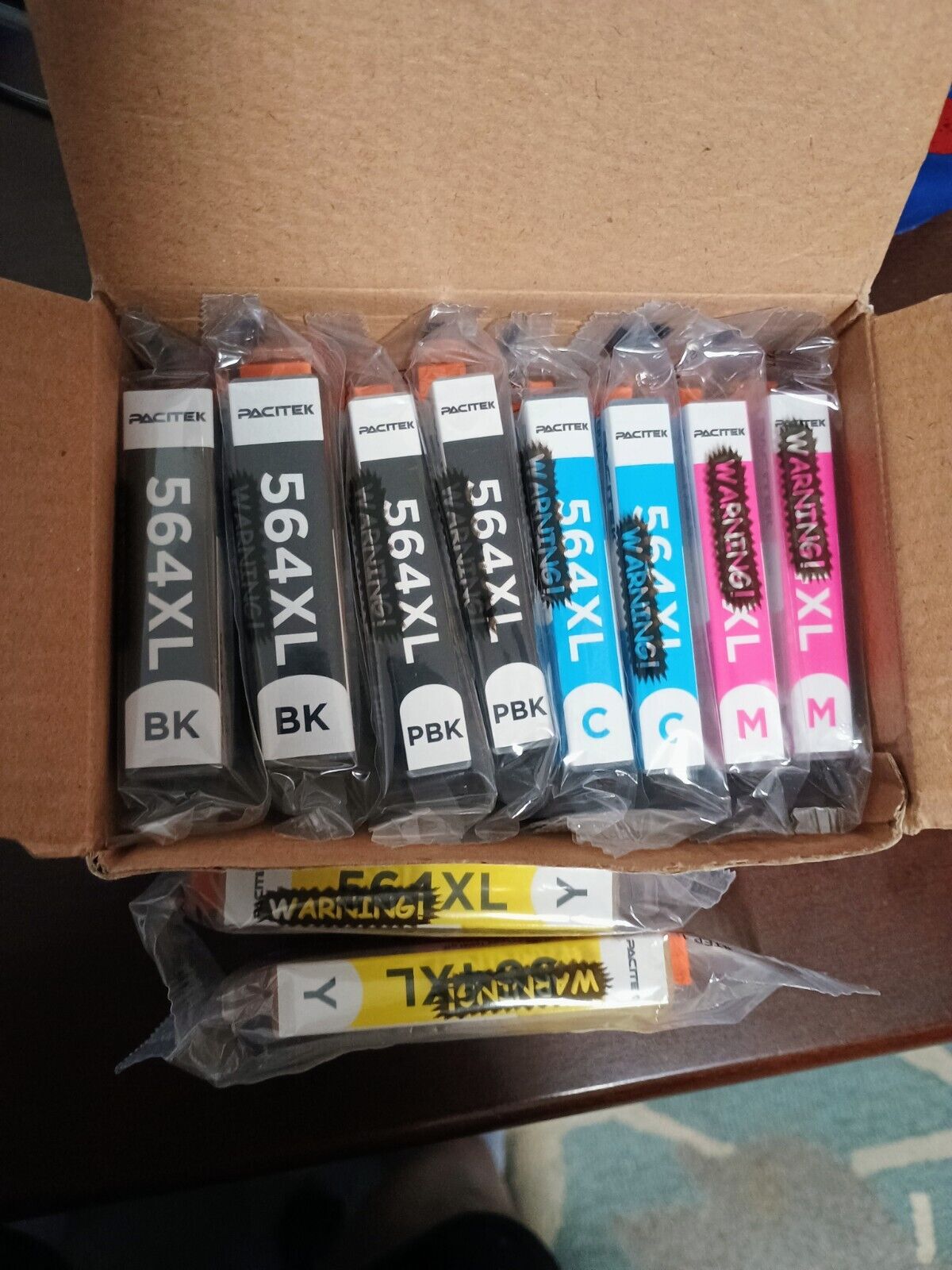 Pacitek Ink Cartridges 10 Pack HP 564XL High Yield