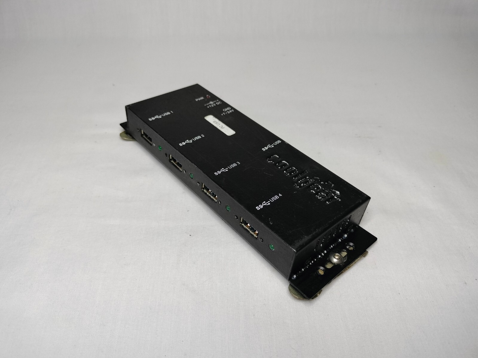 Coolgear USBG-3X4m USBG3X4m 4-Port USB3.0 Metal Hub Made in Taiwan