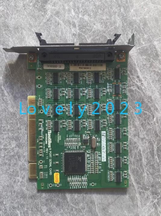 1pc used Nautilus 74900000-16 8 PORT SERIAL CARD REV.11 Acquisition Card