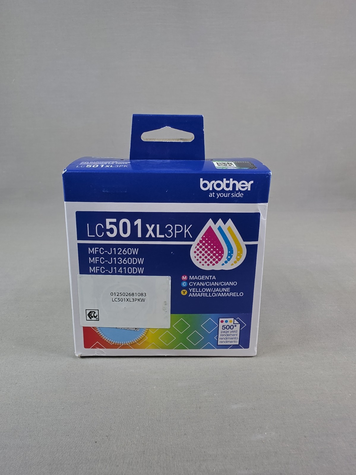 Brother LC501XL3PK C/M/Y High Yield Color Ink Cartridges 05/28 