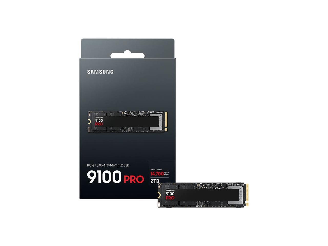 SSD 9100 PRO 2TB, PCIe 5.0x4 M.2 2280, Seq. Read Speeds Up to SAMSUNG