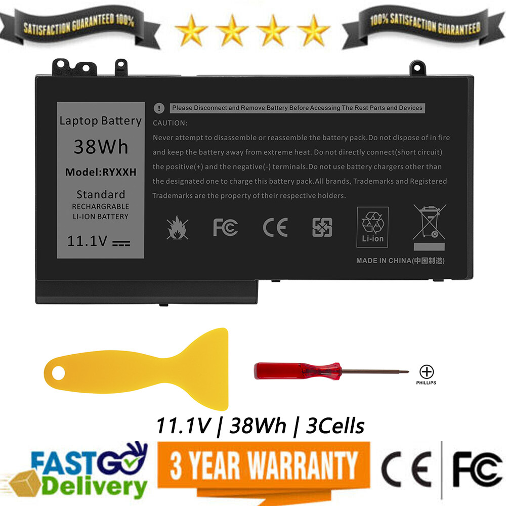 LOT RYXXH Battery For Dell Latitude E5250 E5250 VVXTW VY9ND 5TFCY 9P4D2 38Wh