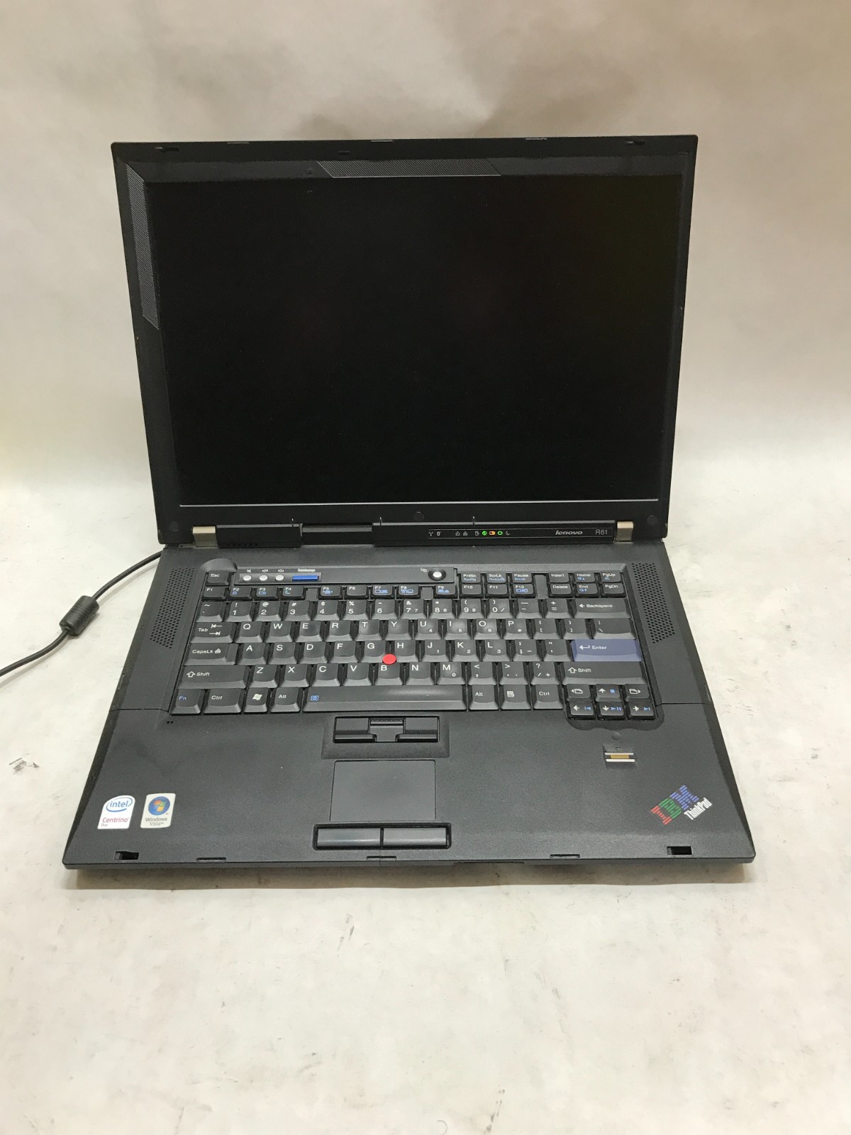 Lenovo IBM ThinkPad R61 15" Intel Core 2 Duo NO RAM NO HDD/OS For Parts READ -DW