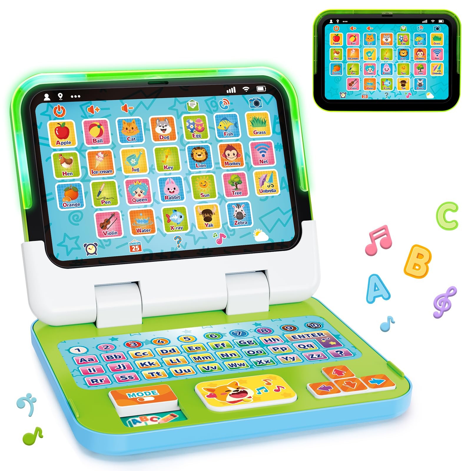 Learning Laptop for Toddlers 1-3. Educational Toy for Kids, Boys & Girls.