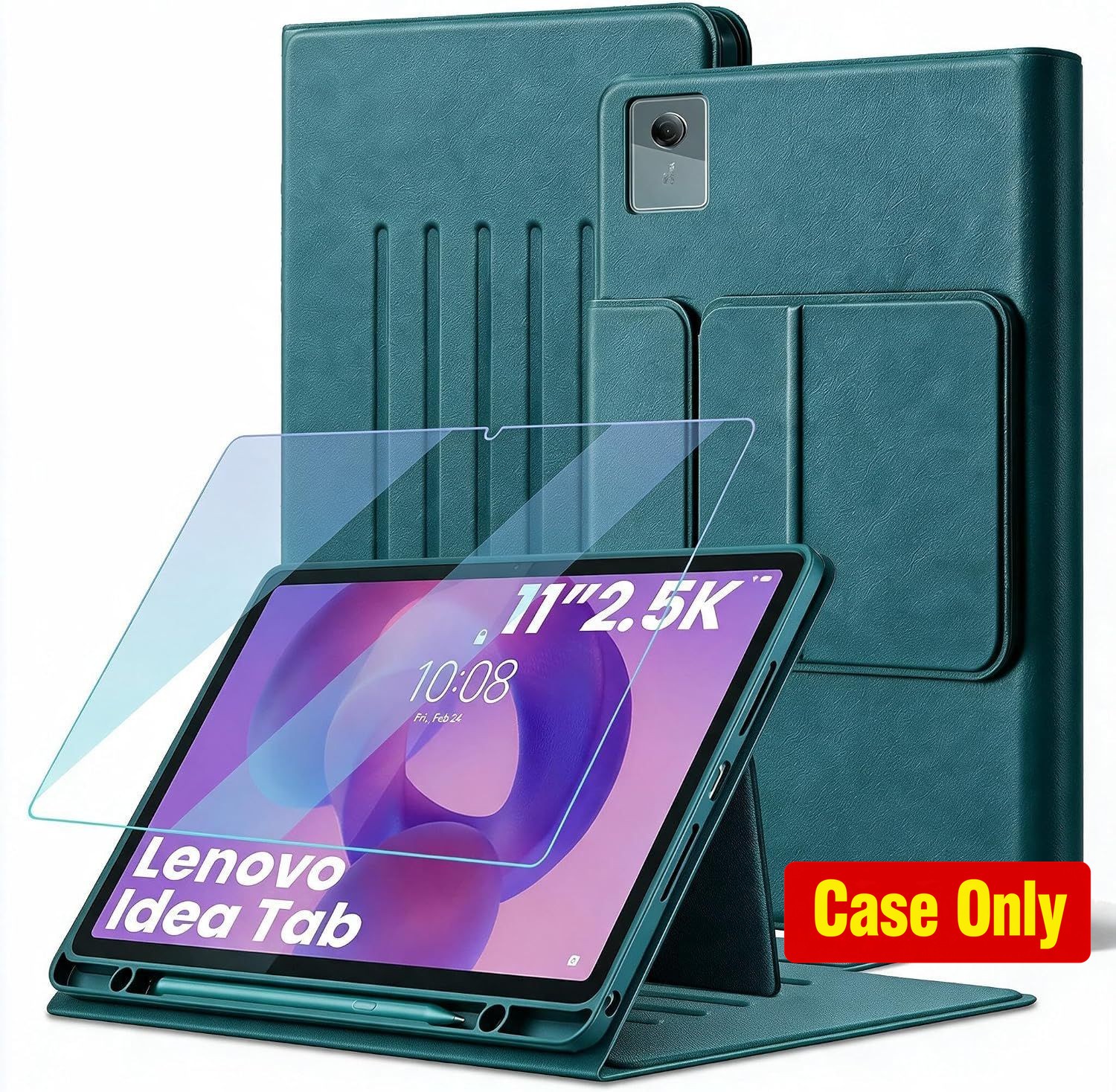 Case for Lenovo Idea Tab 11'' 2024 with Screen Protector, Adjustable Angles Stan