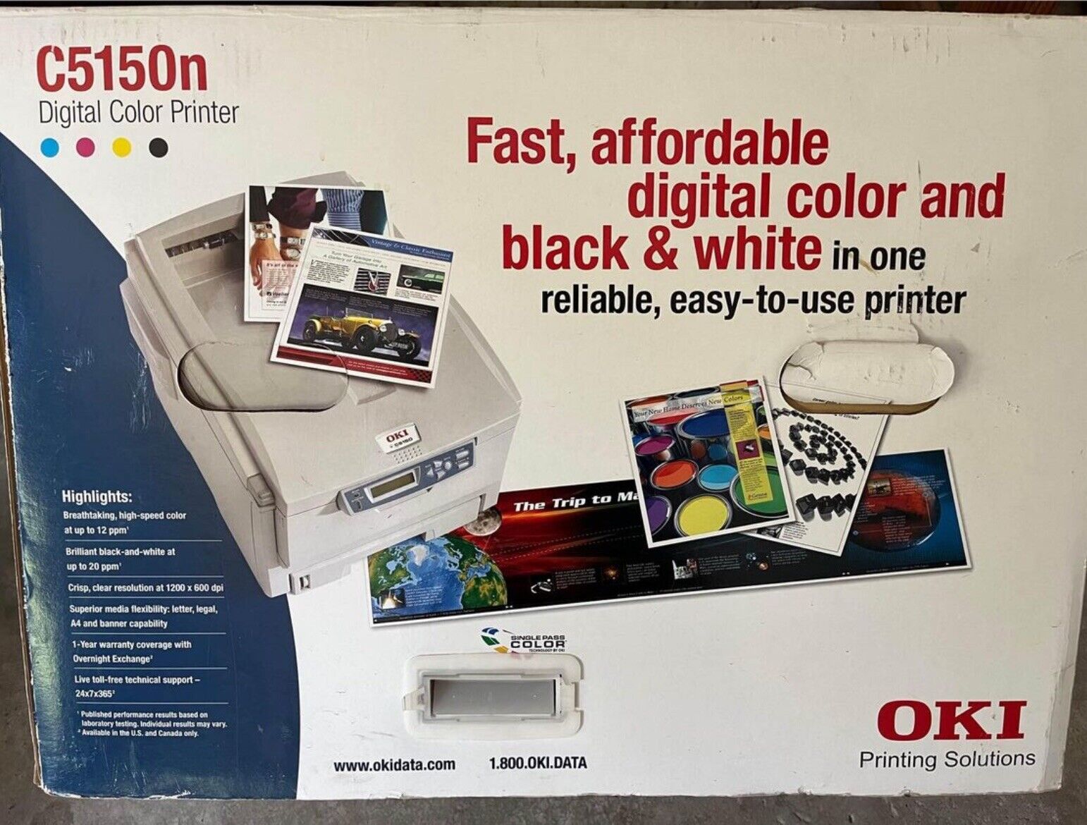 OKI DATA C5150N LED COLOR PRINTER 62421701 BRAND - NEW. No Retail Box