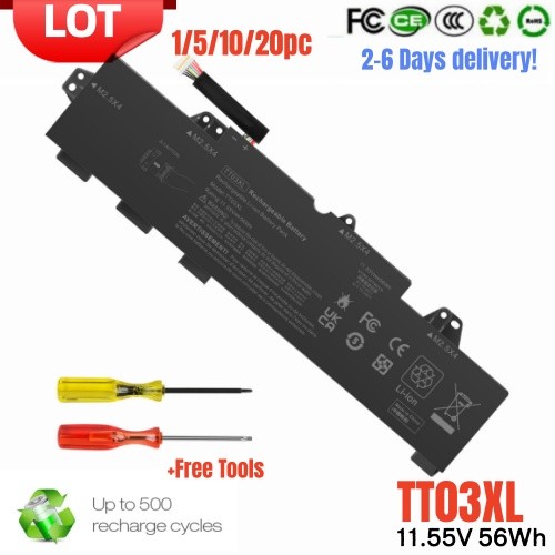 ✅LOT 1-20PC TT03XL Battery For HP EliteBook 755 G5 /850 G5 G6/ZBook 15U G5 G6
