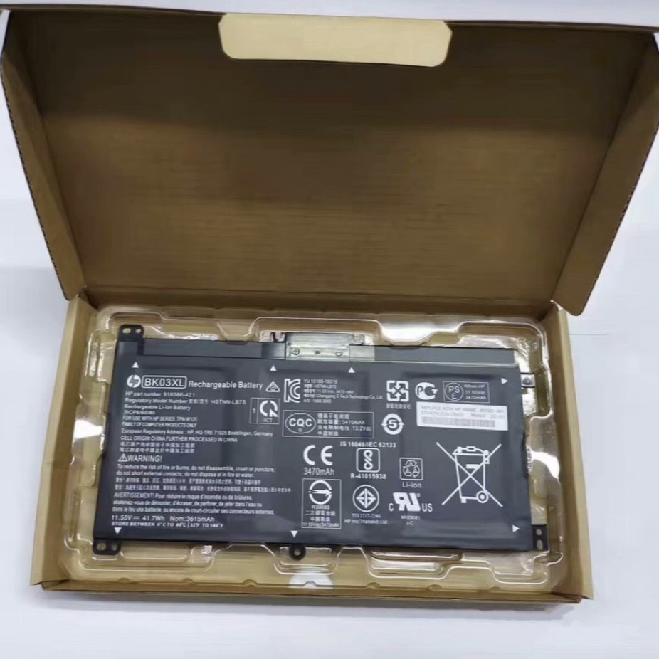 Genuine OEM BK03XL Battery for HP Pavilion x360 14-BA000 916811-855 HSTNN-LB7S C
