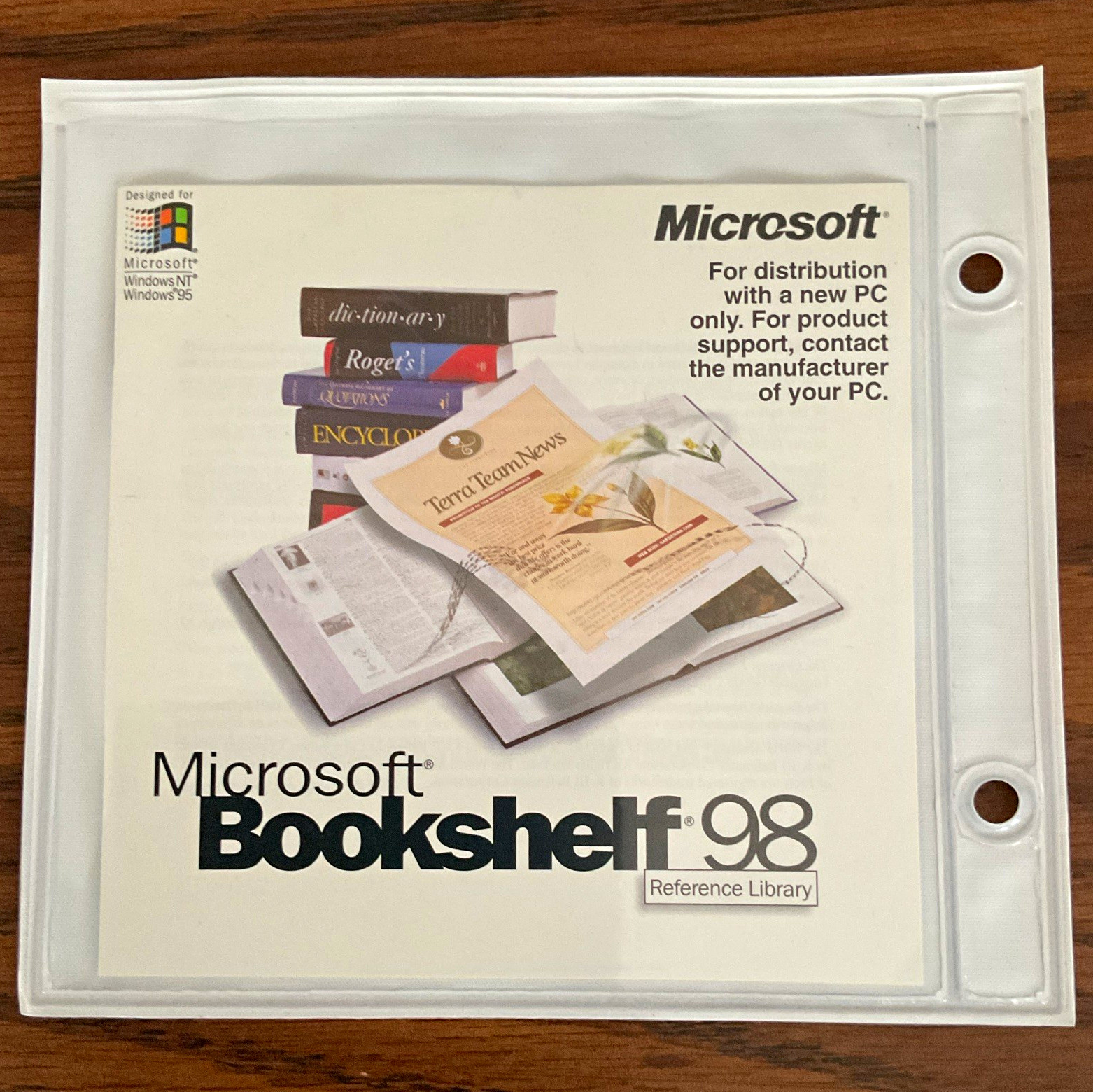 Microsoft Bookshelf 98 Reference Library CD-ROM for Windows 95/NT