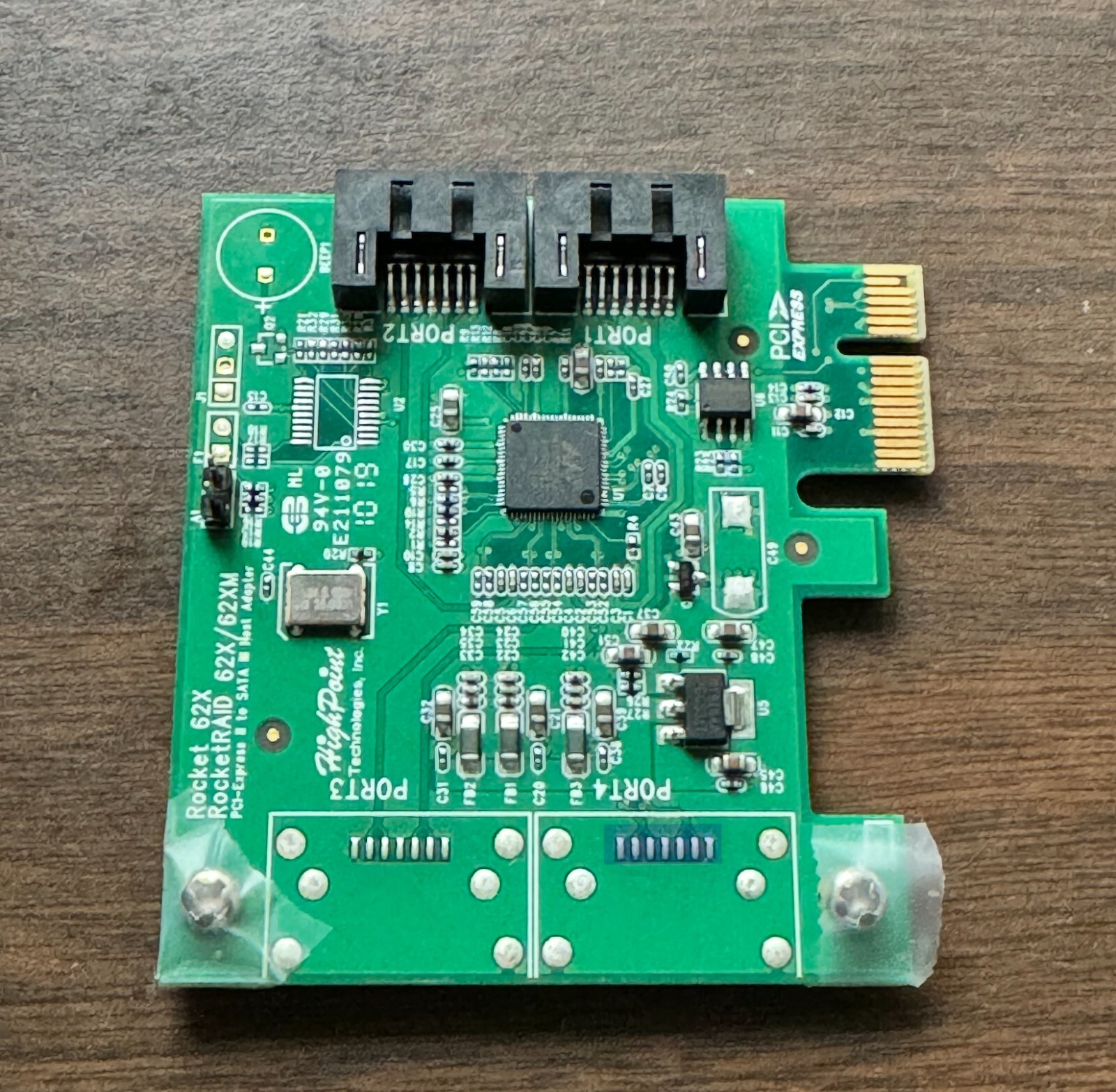 HighPoint Rocket/RocketRAID 62X RocketHybrid 122X Dual Port SATA Host Adapter