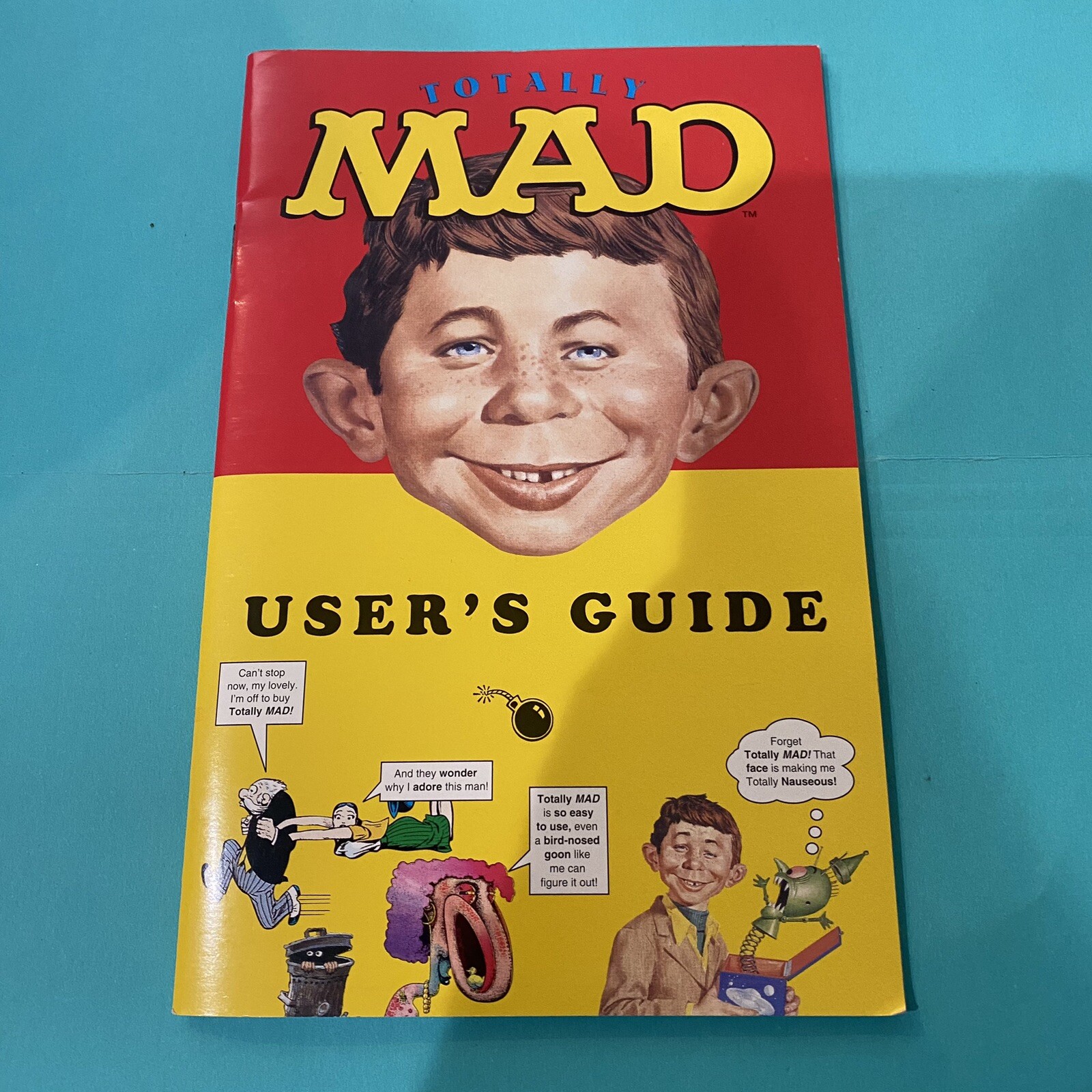 Totally Mad Users Guide 1999 Borderbund Vtg Excellent Condition