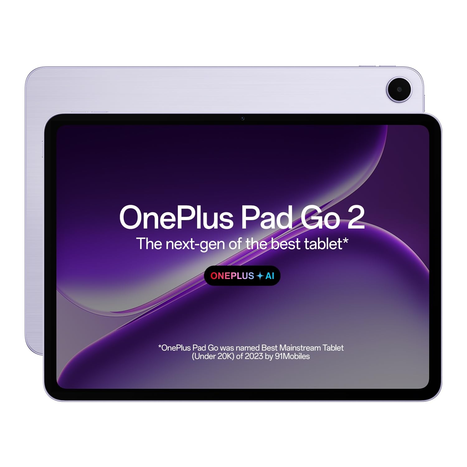 OnePlus Pad Go 2 Wi-Fi Tablet (8GB RAM 256GB Lavender) Unlocked Global Version.