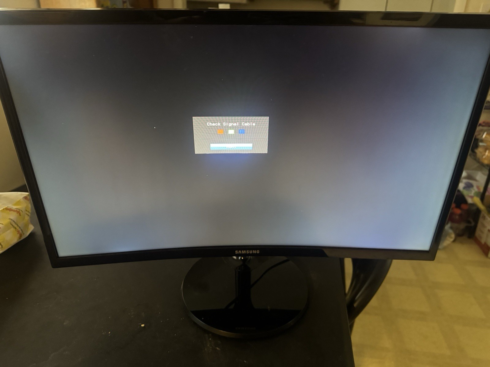 Samsung CF390 Series CF390 27in Curved Screen Computer Monitor 16:9 Black