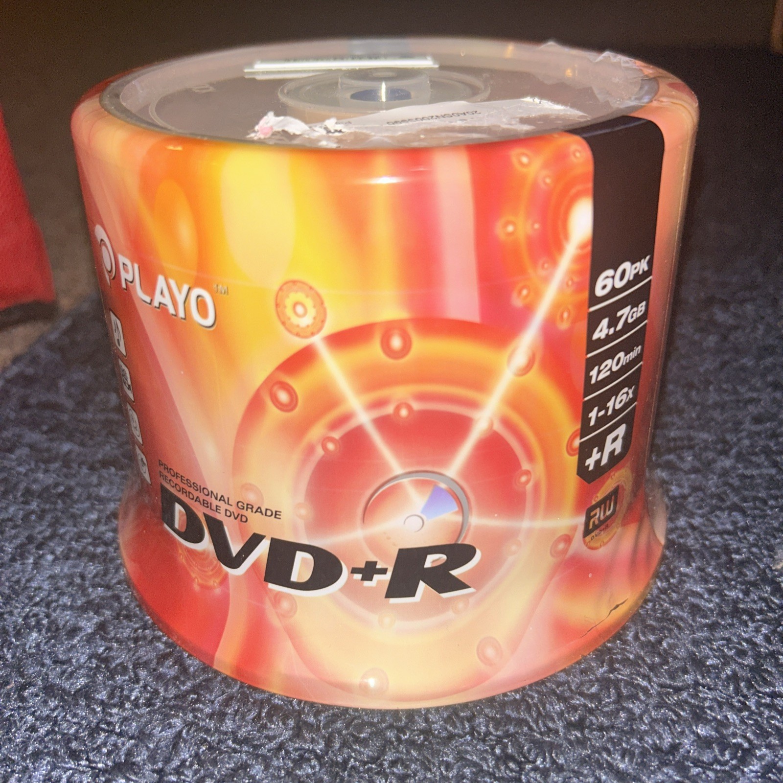 Playo 50 Pack DVD+R 120 Min  4.7 GB  - New Factory Sealed