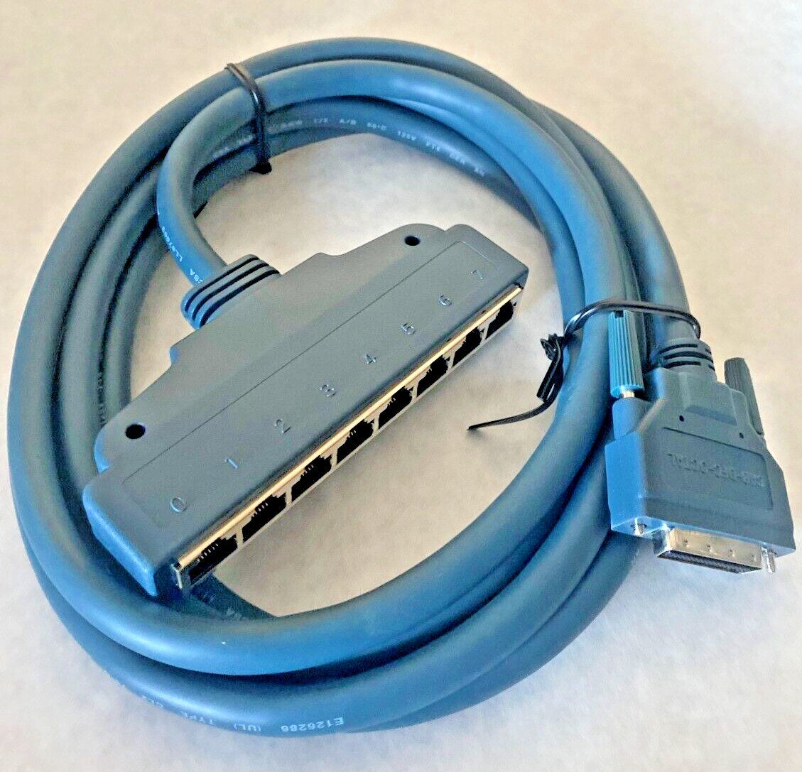 CAB-DFC-OCTAL-3MF AS5350/5400 8 PRI DFC Cable, 3 Meter