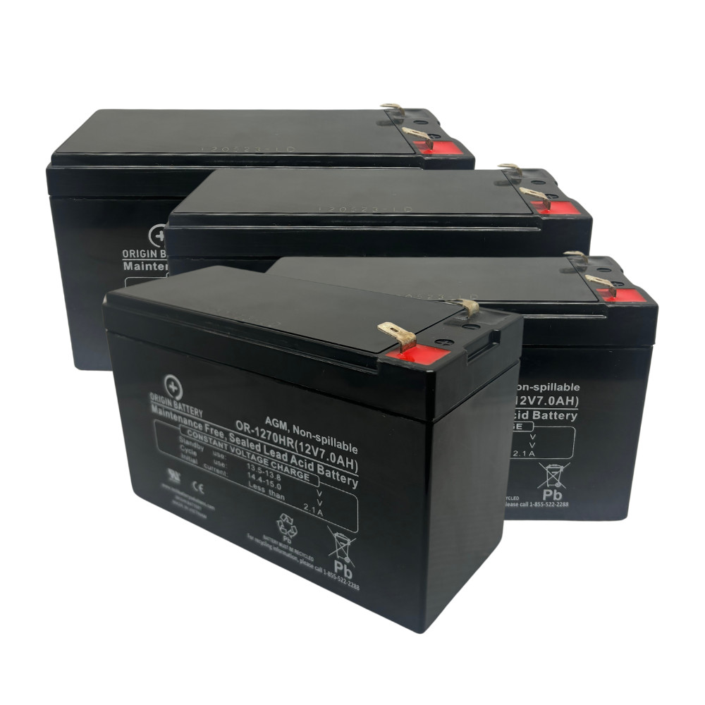 APC RBC31 Battery Replacement Kit - 4 Pack 12V 7AH High-Rate UPS Series